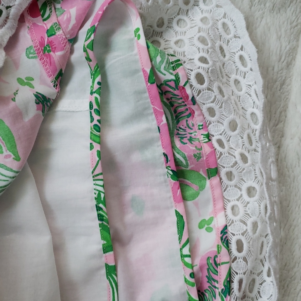 Lily Pulitzer Strapless Lace Tiger Floral Dress - Picture 13 of 14
